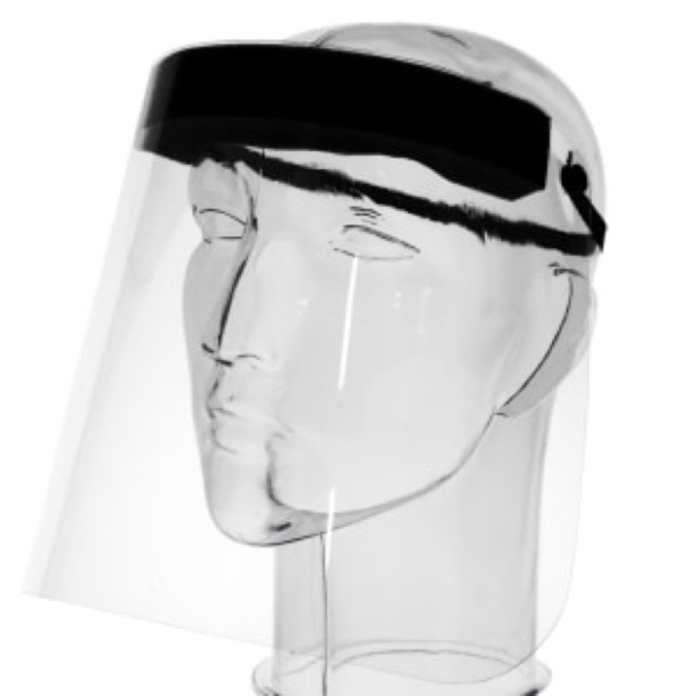 NWT Reusable Clear Plastic Face Shields Cover Protection / Project